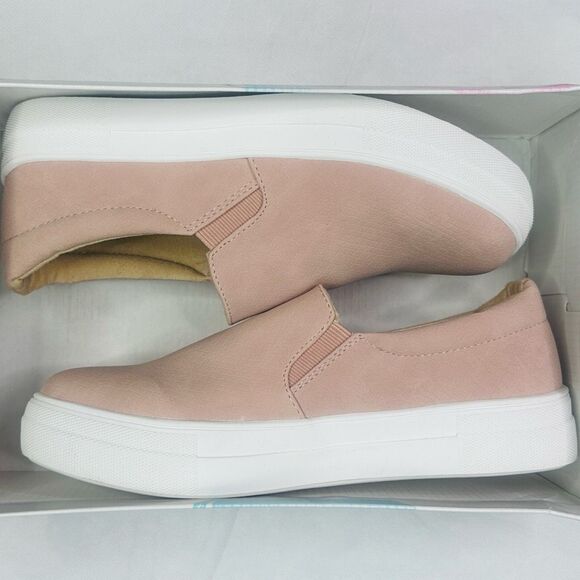 Soda TOPSHOE ave-Hike Platform Slip-On Sneaker - Size 8 - Mauve Cobra - Picture 8 of 8